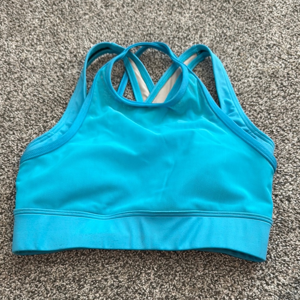 Blue Sports Bra